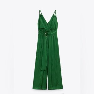 ZARA satin XS jumpsuit